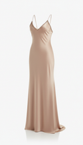 Slip dress moderne nude minimaliste