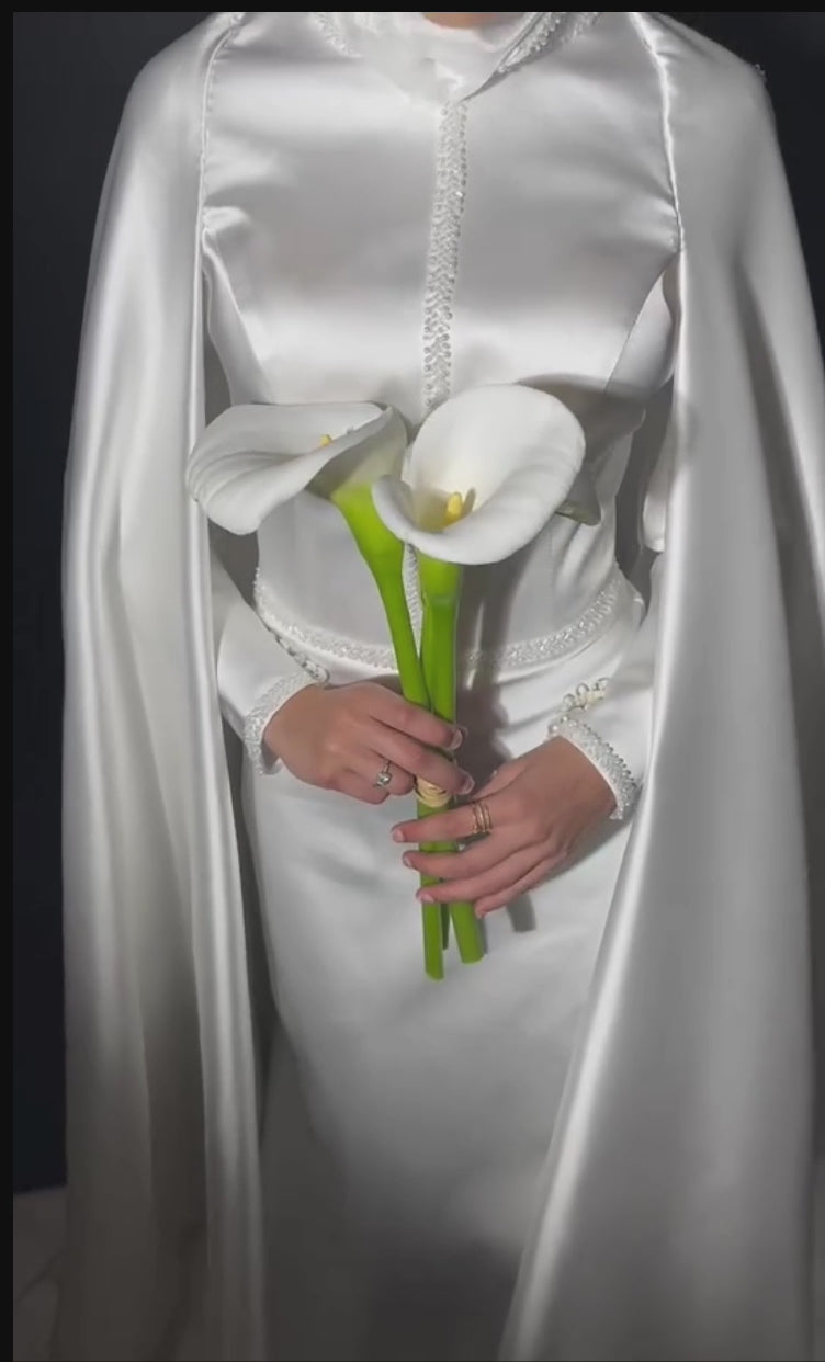Charger la vidéo : Robe de mariée mastoura location vente